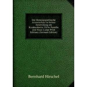   Haus (Large Print Edition) (German Edition) Bernhard Hirschel Books