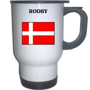  Denmark   RODBY White Stainless Steel Mug Everything 
