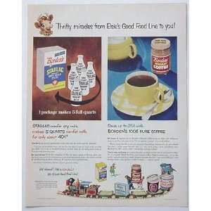  1952 Bordens Elsie Good Food Line Starlac Print Ad (2540 