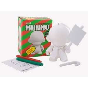   Munnyworld Mini Munny xmas Ornament DIY White Figure: Toys & Games