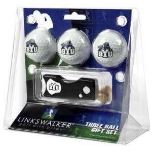 Brigham Young Cougars NCAA 3 Golf Ball Gift Pack w/ Spring 