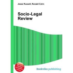  Socio Legal Review Ronald Cohn Jesse Russell Books
