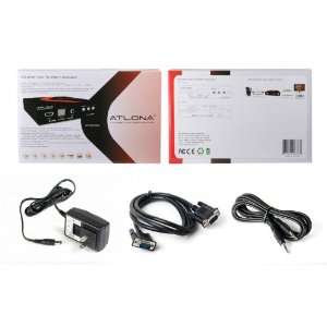  Atlona AT HD500 PC/Laptop to HDMI Converter with Built In 