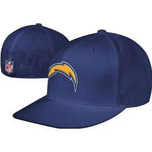 San Diego Chargers 2009 Navy Fitted Sideline Flat Brim Hat  