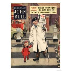  John Bull, Lollypop Men, Road Safety Magazine, UK, 1954 