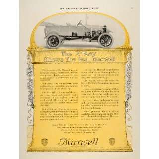  1917 Ad Maxwell Motor Car X Ray Roadster Cabriolet 