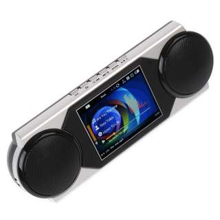   LCD Mini Speaker Micro SD TF USB MP3 MP4 Video Player FM Radio Record