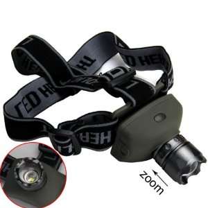  Zoomable Cree 140Lm LED Head Light Headlamp Sports 