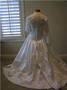   wedding dress bridal Ball gown Quinceanera Bell short sleeve 12  