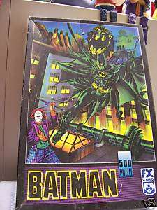 BATMAN F.H. SCHMID 500 PIECE PUZZLE MADE IN W. GERMANY  