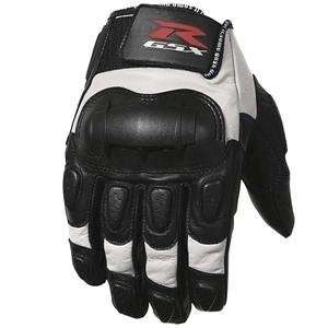  Joe Rocket Suzuki Vertical Gloves   Medium/White/Black 