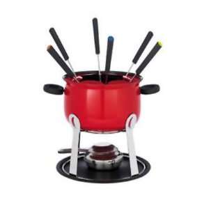    Luna Red Meat Fondue Set by Trudeau   11 pcs.