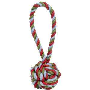  Harry Barker Cotton Rope Tug and Toss Toy   Red Green Blue 