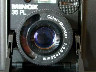 Classic Minox 35PL Camera W/2:8 35mm lens+Case & Strap  