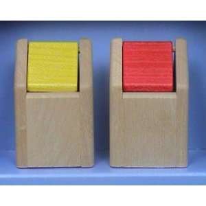  Bodo Hennig Red & Yellow Dustbins Toys & Games