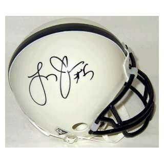  Autographed Larry Johnson Mini Helmet   Penn State Sports 