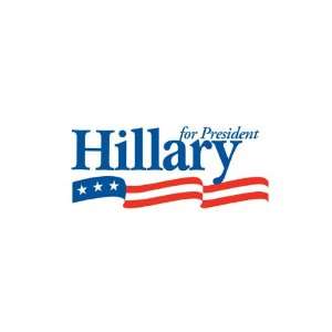 Clinton for President   2012   Hillary for President Bumper Sticker  