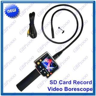 SD Card Record Video Borescope Inspection Camera Scope  