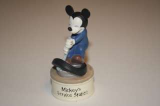 Mickeys Service Station Lenox Thimble Collection NEW in Box  