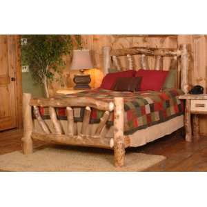 Hobble Creek Twin Size Log Bed:  Home & Kitchen