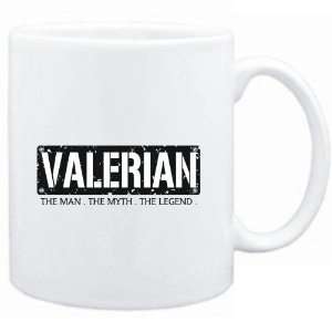 Mug White  Valerian  THE MAN   THE MYTH   THE LEGEND  Male Names 