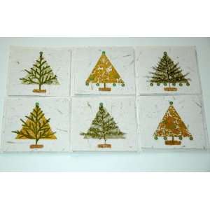   Blank Note Tags Christmas Tree Holiday Note Gift Tags 