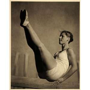 1936 Olympics Anita Barwirth Balance Beam Riefenstahl   Original 