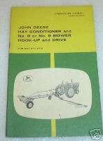 John Deere Hay Conditioner & Mower Hook Up Op Manual jd  
