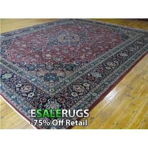 10 0 x 12 4 Mashad Hand Knotted Persian rug