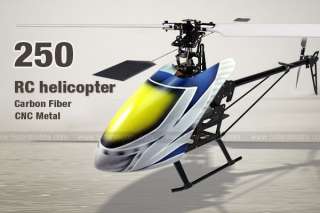 New Carbon Fiber Metal RC Helicopter for T rex Trex 250 Kit  