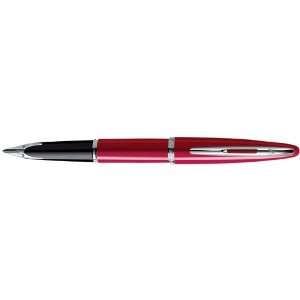  Waterman Carene Glossy Red Medium Point Fountain Pen 
