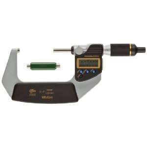 Mitutoyo 293 182 QuantuMike Coolant Proof LCD Micrometer, IP65 
