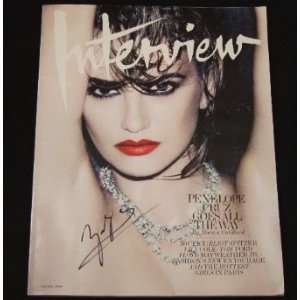  Cruz Sexy   Beautiful Hand Signed Autographed Interview Fashion 