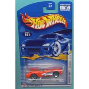 Mattel Hot Wheels 2002 1:64 Scale First Editions Red Corvette SR 2 Die 