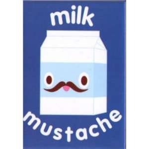  Bored Inc. Milk Mustache Magnet BM4280: Toys & Games
