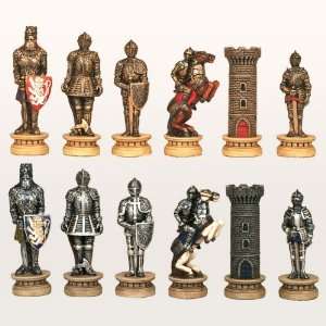  Large Medieval Times III Chess Pieces Toys & Games
