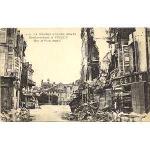   Place Mazel in the aftermath of the World War I bombing of Verdun
