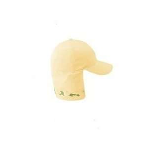  Micro fiber Cap w/ Sun Protection Flap Yellow Youth Size 