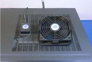 Mega fan Receiver/Amplifier cooling fan w/thermoswitch  