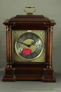 NOS Howard Miller Westminster Ave Maria Wooden Mantle Quartz Clock 