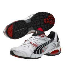 NEW MENS PUMA SHOES   CELL SUMMANUS  WHITE/RED Size 12  