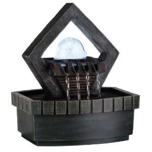  9.5 Meditation Fountain with LED Light By ORE: Patio, Lawn 