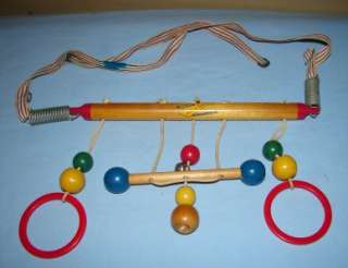 Antique Nice Wooden Baby Mobile Childhood Interests Inc  