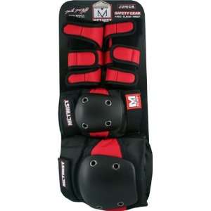  Mctwist Mcgill Pro 3pk Pad Set Jr Black Red Skate Pads 