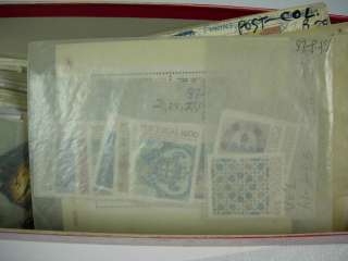   + Stamps in glassines(red box, included), majority are MINT  