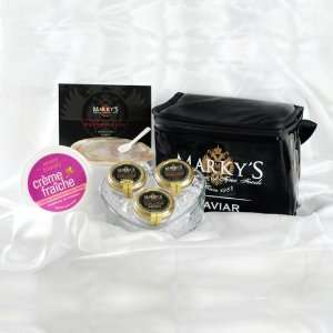 Markys Luxury Caviar Gift Basket:  Grocery & Gourmet Food