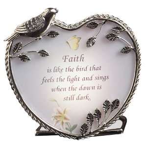   Faith Candle Holder Inspirational Message: Home Improvement