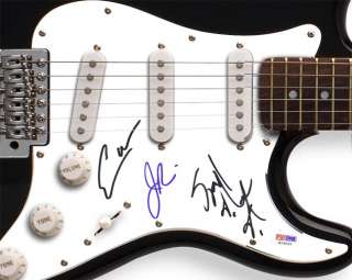 LYNYRD SKYNYRD Autographed Signed Guitar & Proof PSA/DNA UACC RD COA 