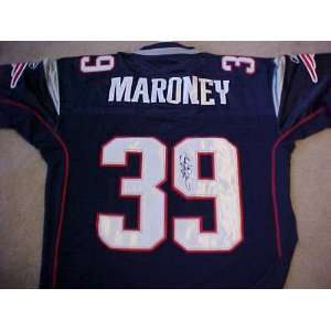 Laurence Maroney Hand Signed Autographed Authentic Reebok New England 