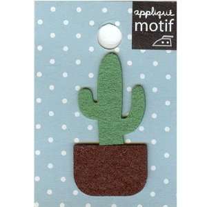  Cactus Design Small Iron on Applique (patch size:1x1.75 